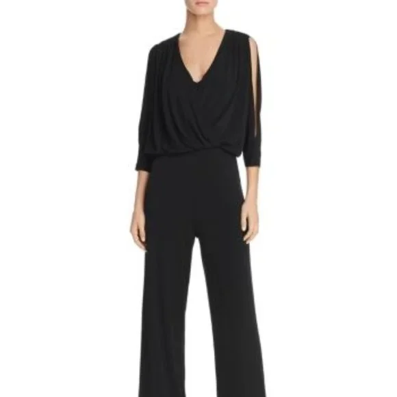 Donna karan hot sale cold shoulder jumpsuit